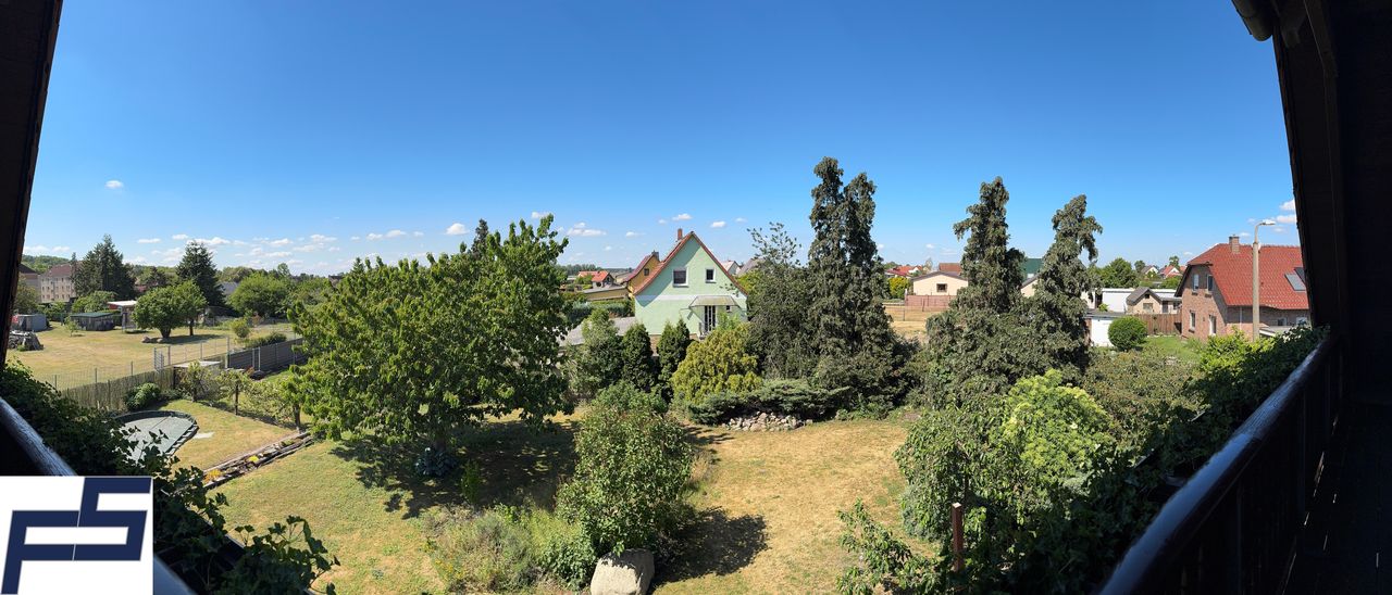 Aussicht vom Balkon