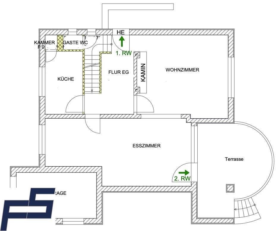 Grundriss Erdgeschoss