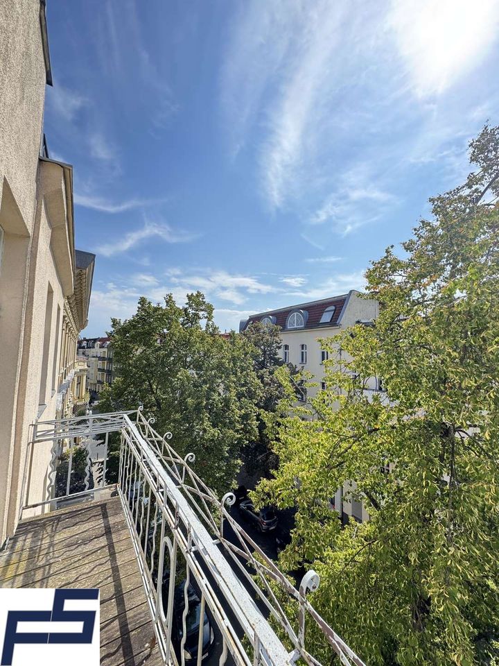 Blick vom Balkon